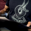 T-SHIRT BLUE MAN WINGED WHEEL, Blue, hi-res-1