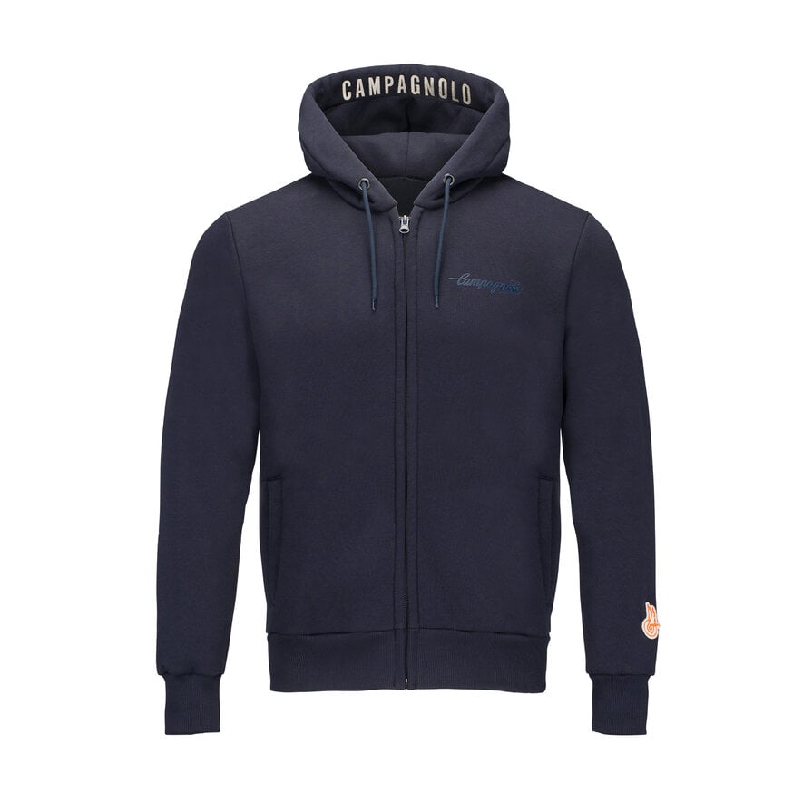 HOODED SWEATSHIRT, BLU, hi-res-1