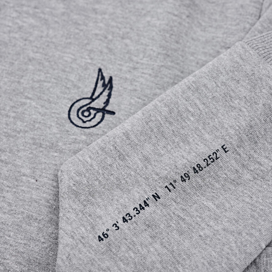 SWEATSHIRT LOGO - BLUE, Grey, hi-res-1