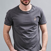 T-SHIRT MAN LOGO - KAKI, Dark Grey, hi-res-1