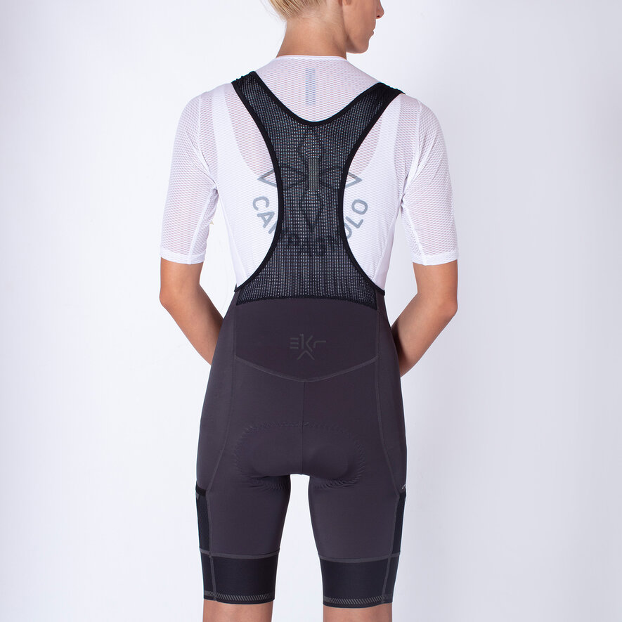 SKADA WOMAN BIB - SHORT - GREY, Grey, hi-res-1