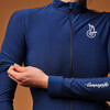 CROCE D AUNE WOMAN THERMAL JERSEY - LONG SLEEVE - DARK BLUE, BLAU, hi-res-1