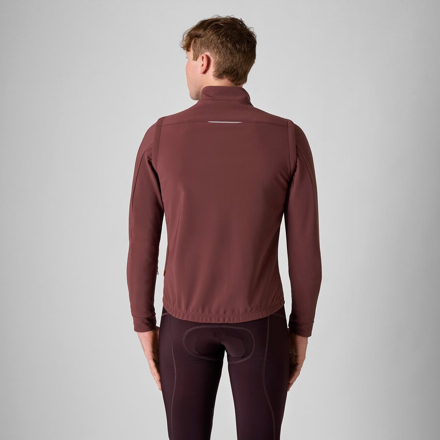 UNISEX BECOME SPEED JACKET WITH REMOVABLE SLEEVES, BORDEAUX, hi-res-1