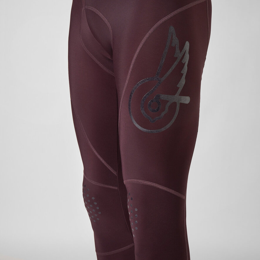 BECOME SPEED MEN'S WINTER BIB TIGHT, BORDEAUX, hi-res-1