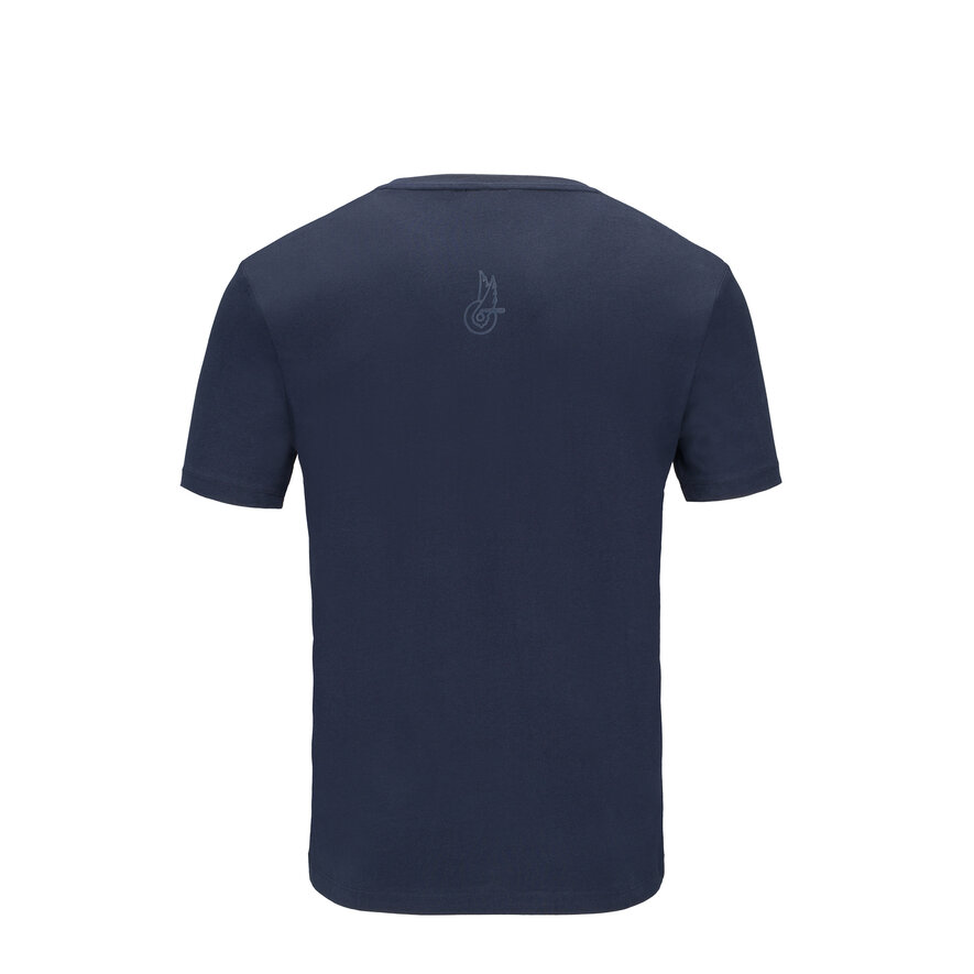 T-SHIRT LOGO BLUE, BLUE, hi-res-1