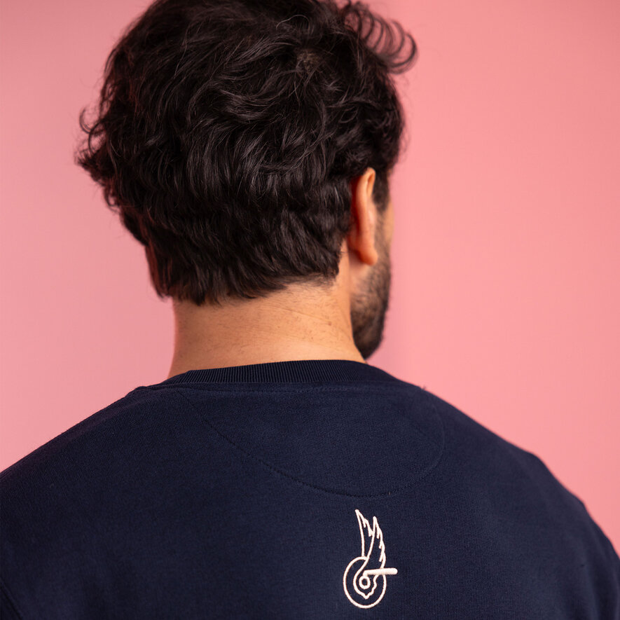 LOGO SWEATSHIRT - GREEN, AZUL, hi-res-1