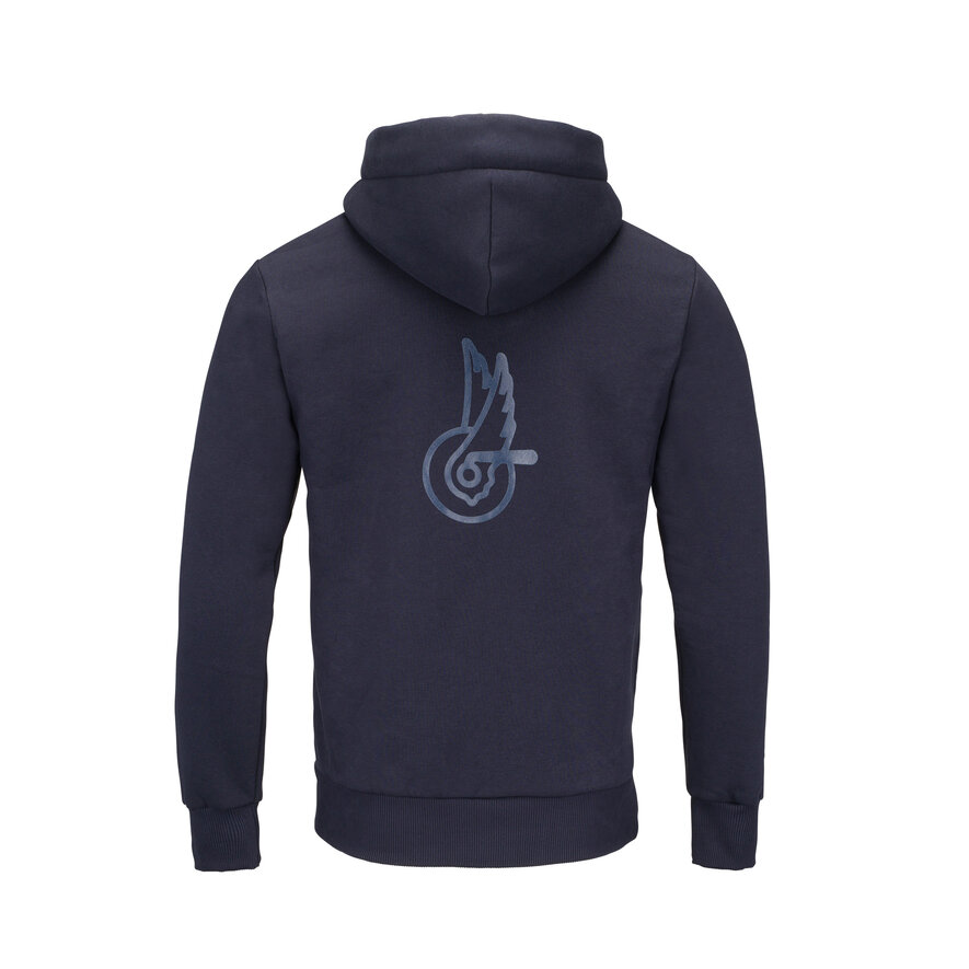 HOODED SWEATSHIRT, BLUE, hi-res-1