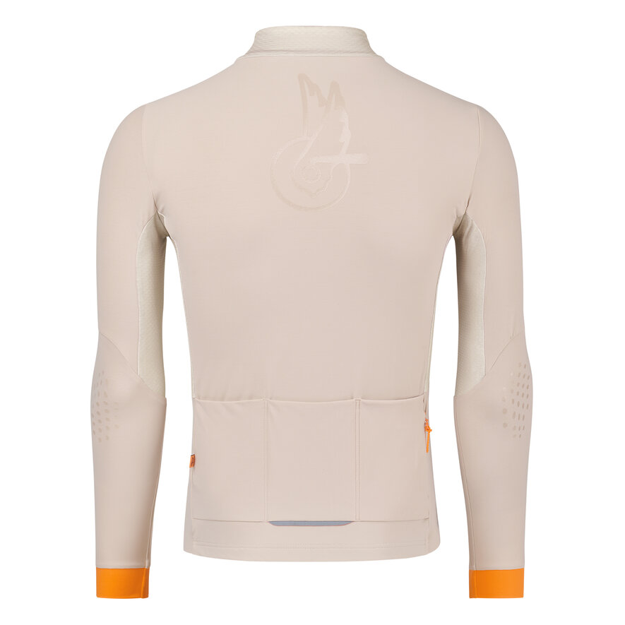 BECOME SPEED LONG-SLEEVED WINTER JERSEY, BEIGE, hi-res-1