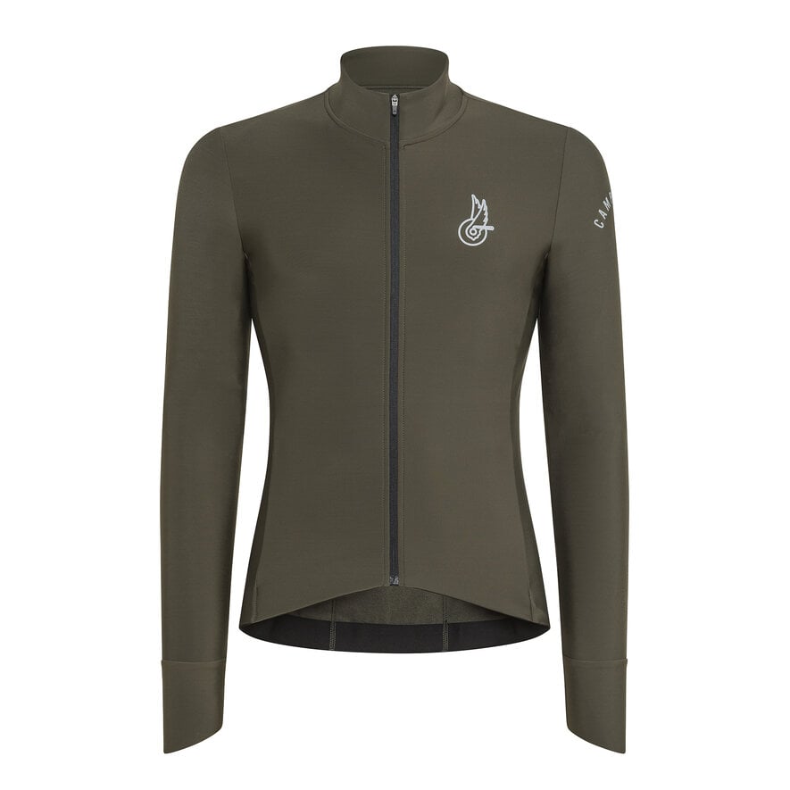 DREAM BIGGER THERMAL JERSEY - LONG SLEEVE - FOREST GREEN, GREEN, hi-res-1