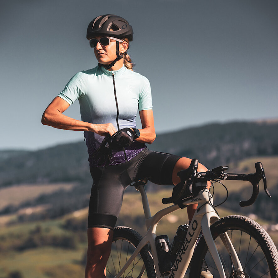 ROBAAN WOMAN JERSEY - SHORT SLEEVE - MINT/PURPLE, Violett, hi-res-1