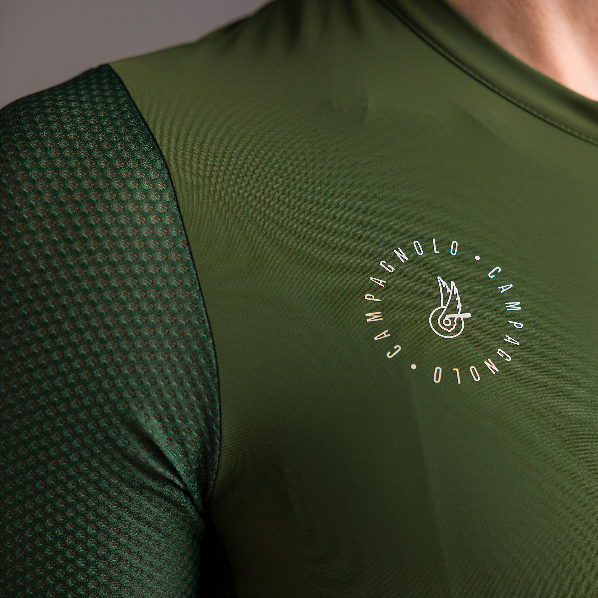 Campagnolo(カンパニョーロ) BECOME SPEED RACE MAN JERSEY GR/YE S JESBS02MGM-S BECOME SPEED RACE MAN JERSEY