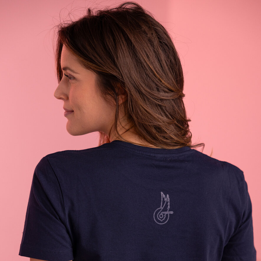 WINGED LOGO T-SHIRT - BLUE, BLUE, hi-res-1
