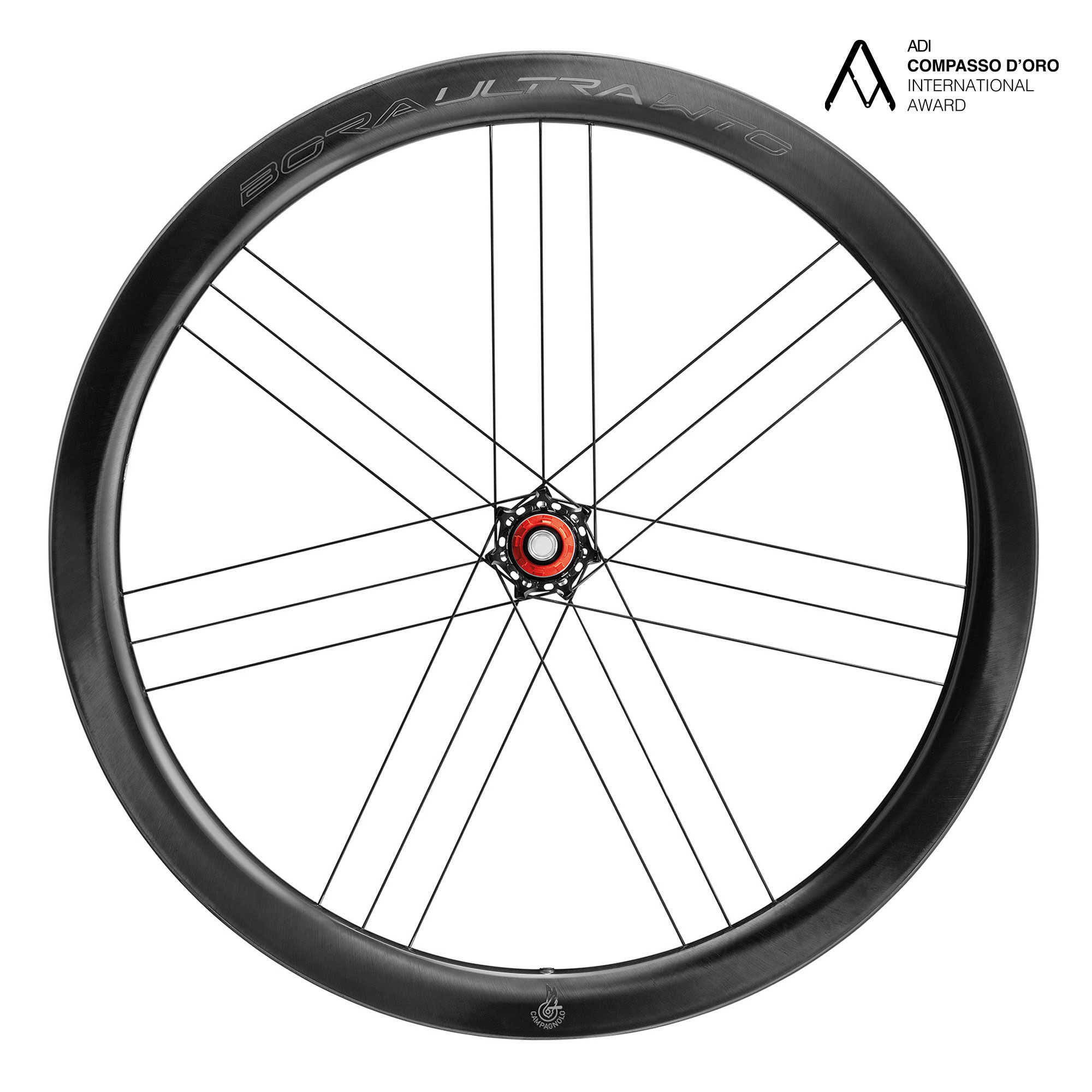 パーツ CAMPAGNOLO BORA ULTRA WTO 45 C23 DISC Bora Ultra WTO 45 C23 Disc Brake Black Chrome