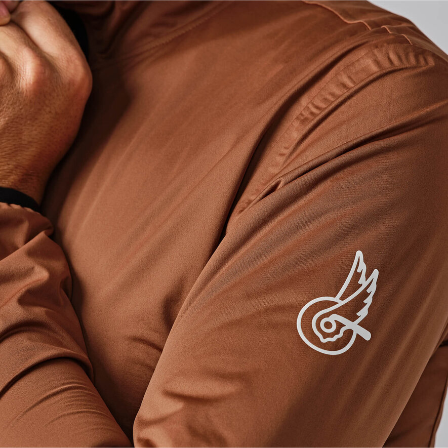 CROCE D AUNE WINTER LIGHT JACKET - BROWN, Brown, hi-res-1