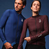 CROCE D AUNE THERMAL JERSEY - LONG SLEEVE - DARK BLUE, Blue, hi-res-1