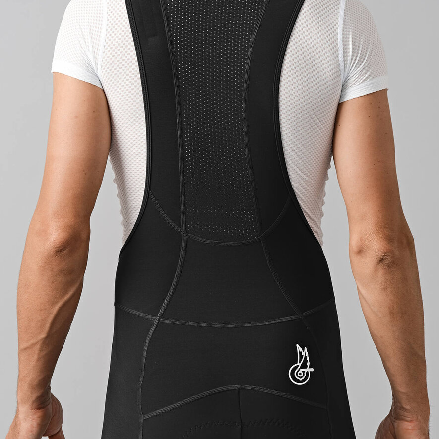 CROCE D AUNE WINTER BIB - TIGHT - BLACK, Black, hi-res-1