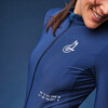 CROCE D AUNE WOMAN THERMAL JERSEY - LONG SLEEVE - DARK BLUE, AZUL, hi-res-1