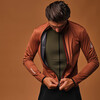 CROCE D AUNE WINTER LIGHT JACKET - BROWN, Brown, hi-res-1