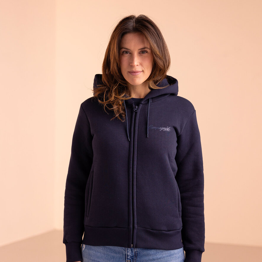 HOODED SWEATSHIRT, BLUE, hi-res-1