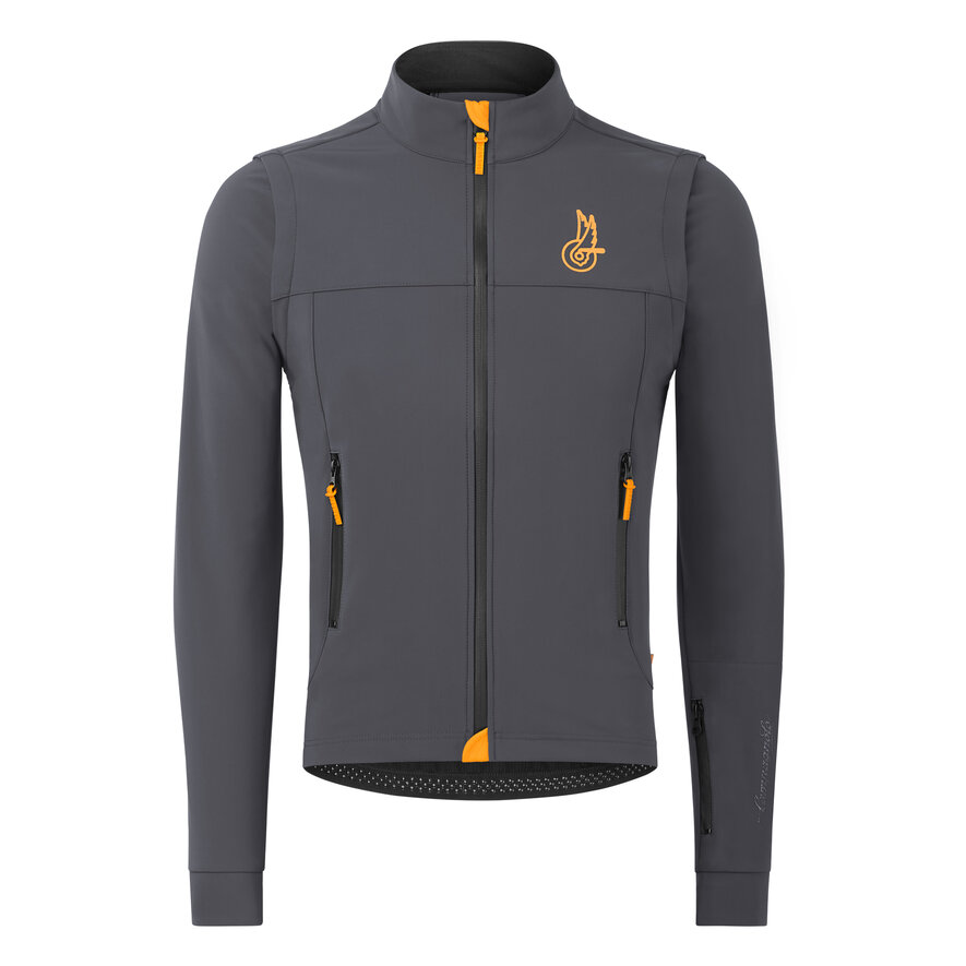 UNISEX BECOME SPEED JACKET WITH REMOVABLE SLEEVES, GRAU, hi-res-1