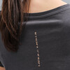 T-SHIRT WOMAN LOGO - KAKI, Kaki, hi-res-1