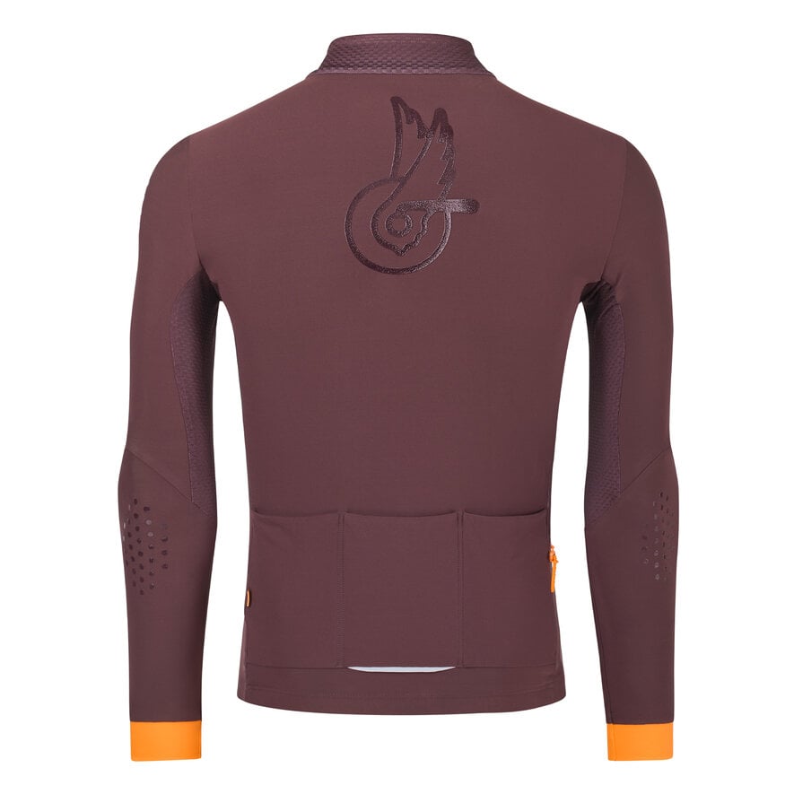 BECOME SPEED LONG-SLEEVED WINTER JERSEY, BORDEAUX, hi-res-1