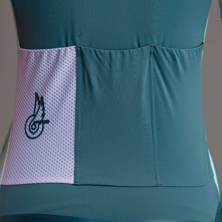 BECOME SPEED RACE JERSEY - SHORT SLEEVE - GREEN, GREEN/LILAC, hi-res-1
