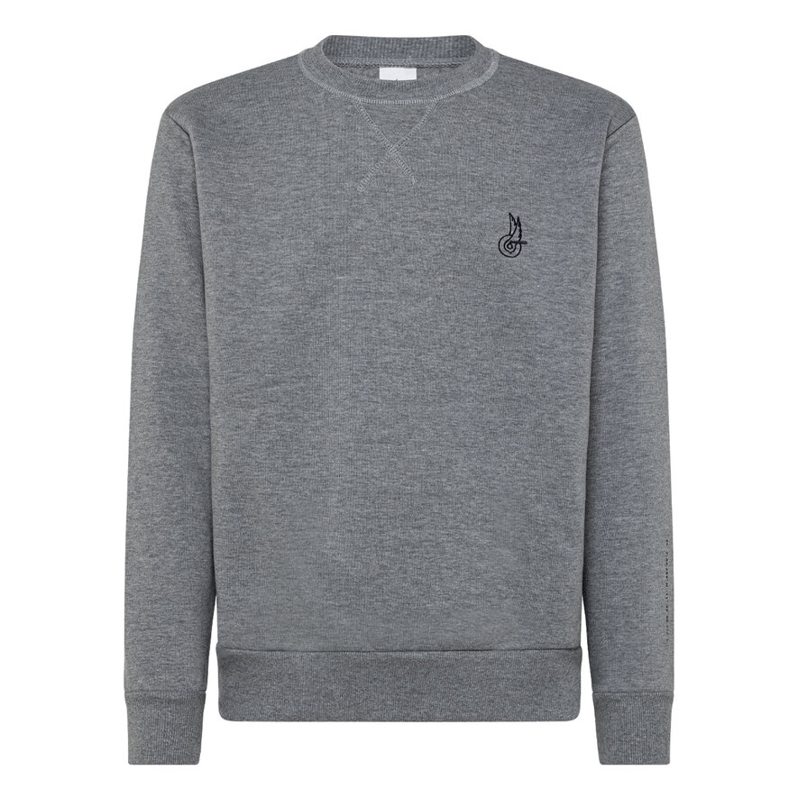 SWEATSHIRT LOGO - BLUE, GRIS, hi-res-1