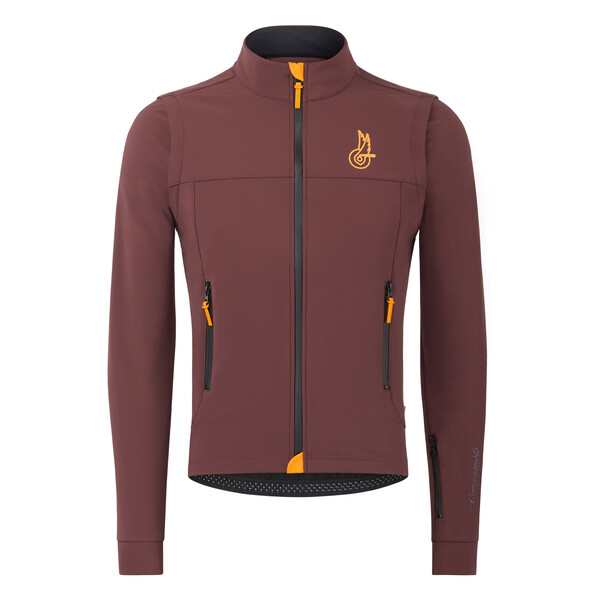 Bordeaux UNISEX BECOME SPEED JACKET WITH REMOVABLE SLEEVES  - Campagnolo S.r.l.