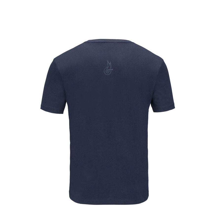T-SHIRT LOGO BLUE, BLUE, hi-res-1
