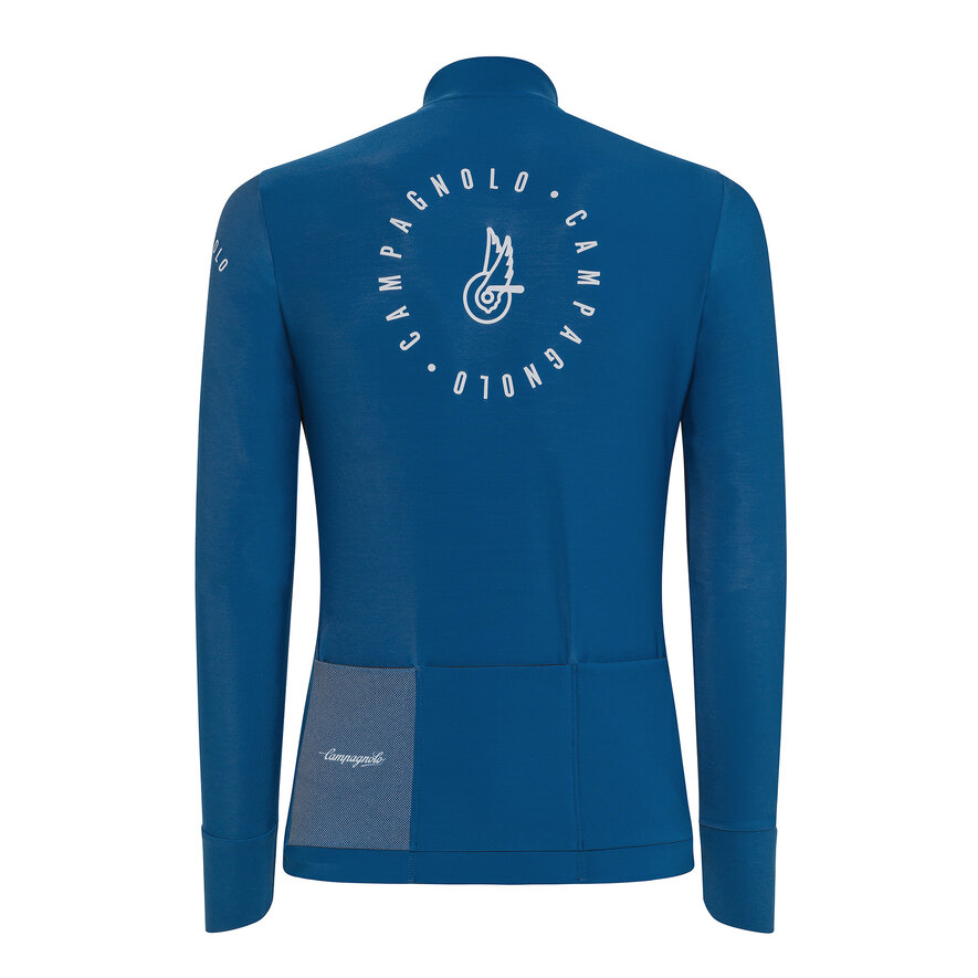 DREAM BIGGER THERMAL JERSEY - LONG SLEEVE - FOREST GREEN, BLUE, hi-res-1