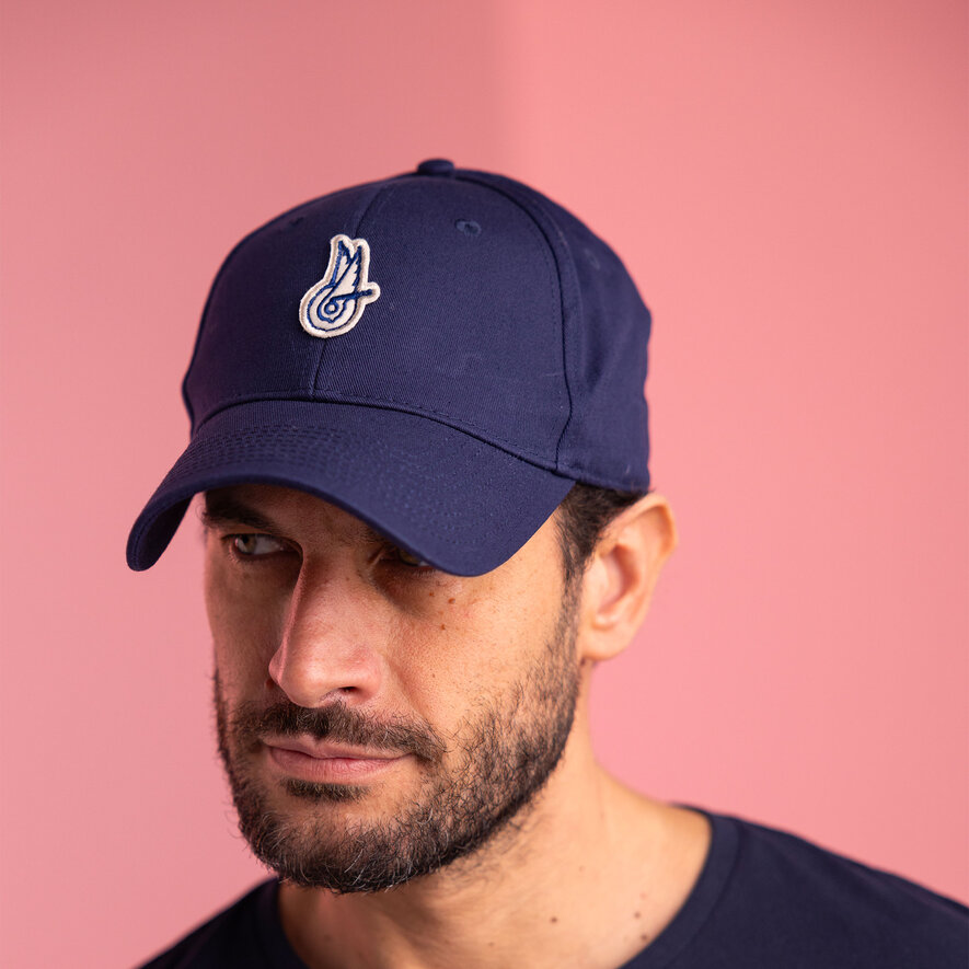 WINGED LOGO CAP, BLEU, hi-res-1