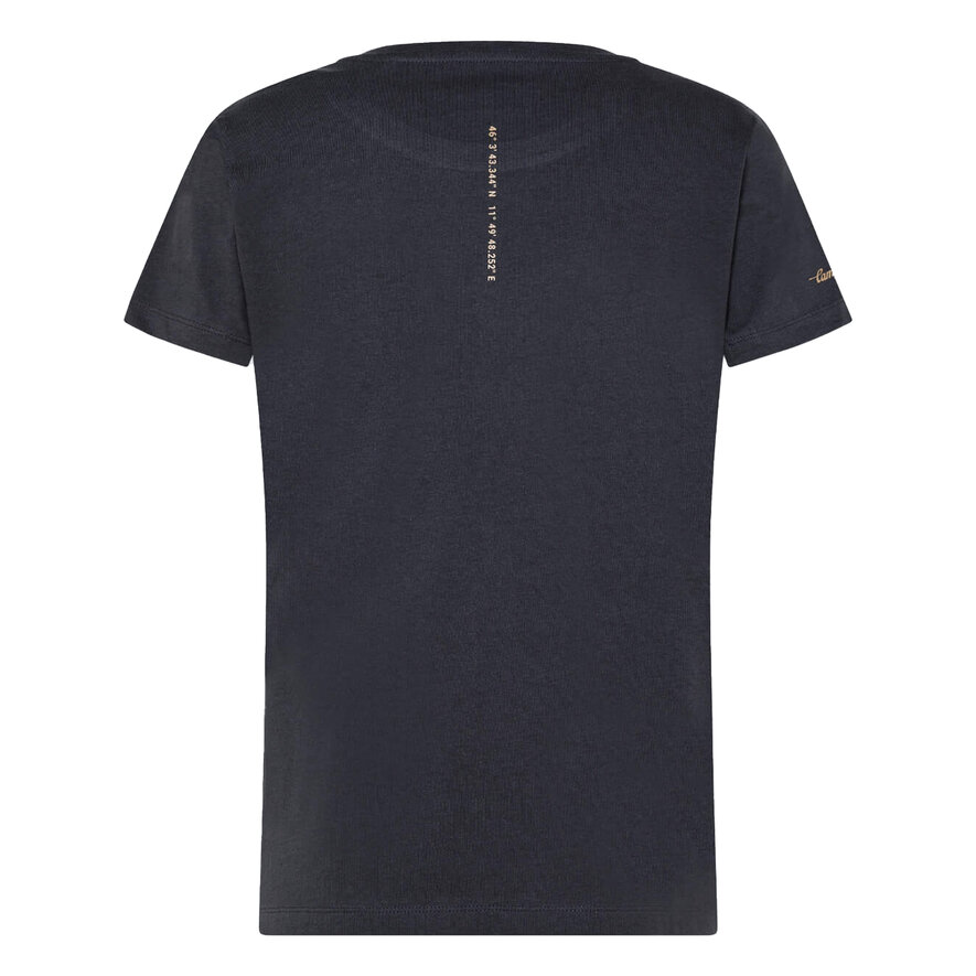 T-SHIRT WOMAN LOGO - KAKI, Grey, hi-res-1
