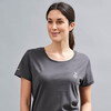 T-SHIRT WOMAN LOGO - KAKI, Kaki, hi-res-1