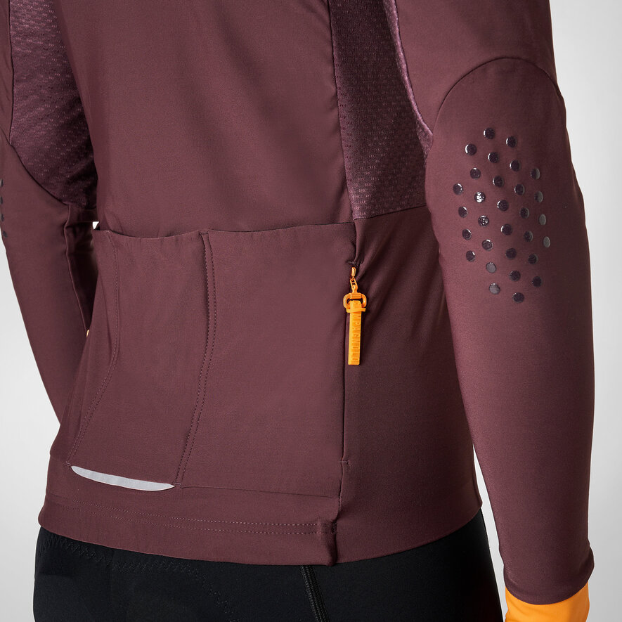 BECOME SPEED LONG-SLEEVED WINTER JERSEY, BORDEAUX, hi-res-1