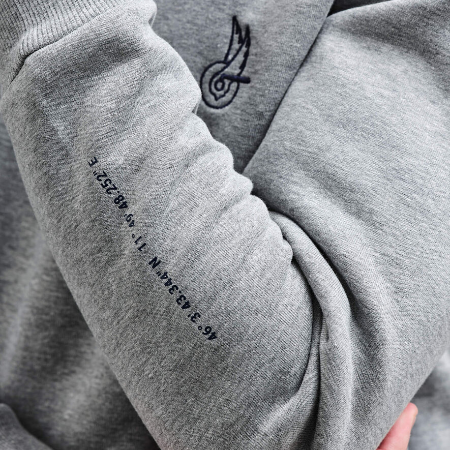SWEATSHIRT LOGO - BLUE, Grey, hi-res-1