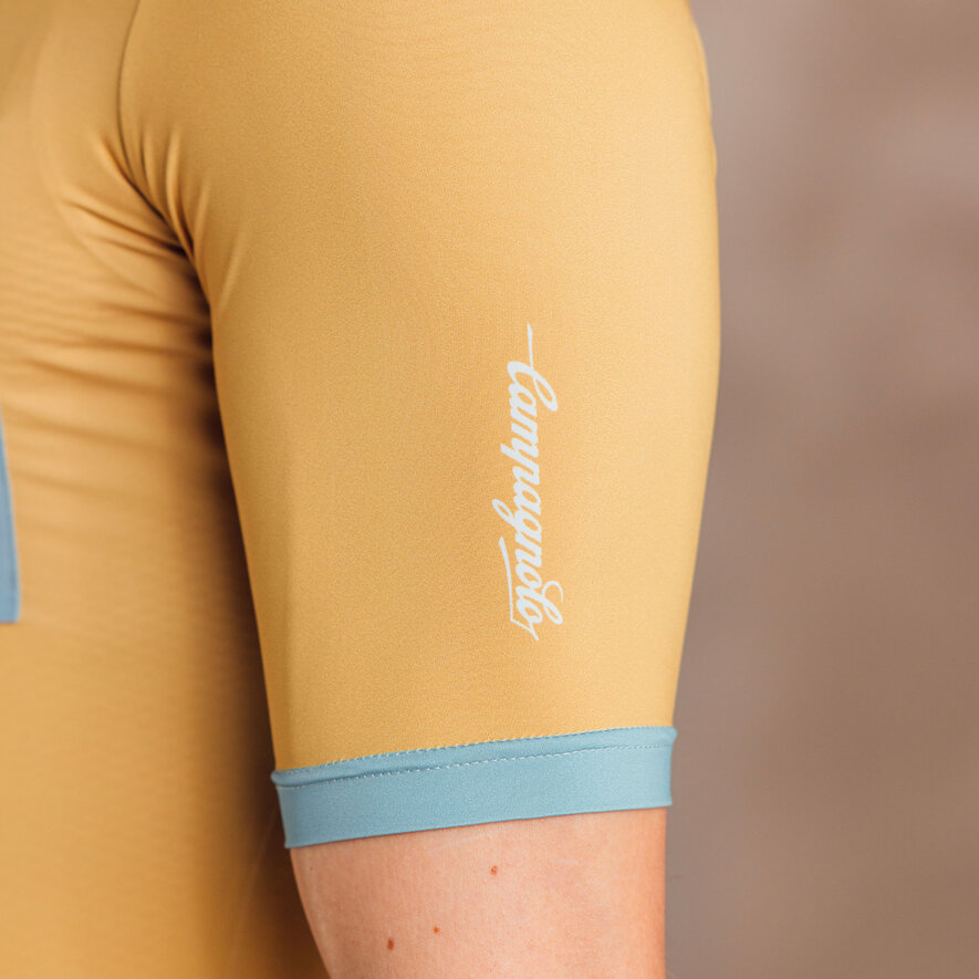 BECOME SPEED GRAVEL JERSEY - SHORT SLEEVE - BROWN, LIGHT BROWN, hi-res-1