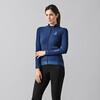 CROCE D AUNE WOMAN THERMAL JERSEY - LONG SLEEVE - DARK BLUE, BLAU, hi-res-1