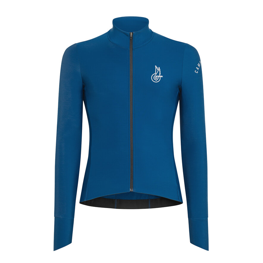 DREAM BIGGER THERMAL JERSEY - LONG SLEEVE - FOREST GREEN, BLUE, hi-res-1