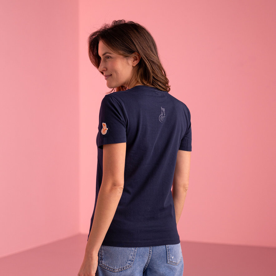 T-SHIRT LOGO BLUE, BLUE, hi-res-1