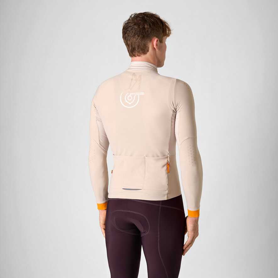 BECOME SPEED LONG-SLEEVED WINTER JERSEY, BEIGE, hi-res-1