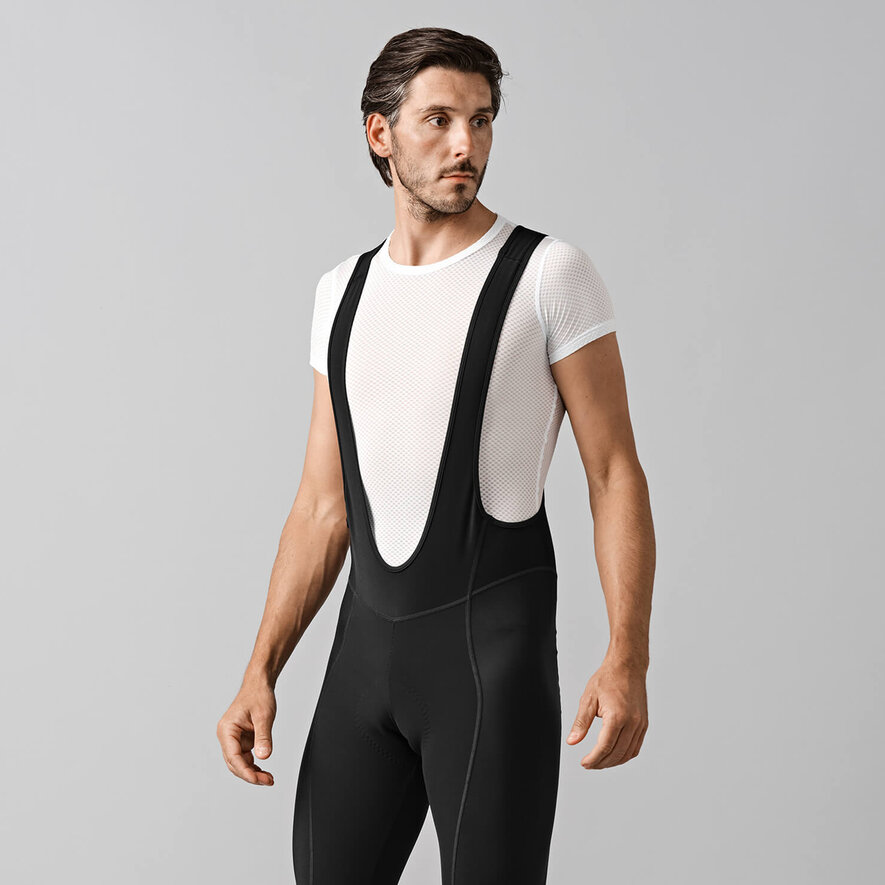 CROCE D AUNE WINTER BIB - TIGHT - BLACK, Black, hi-res-1