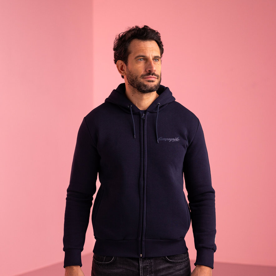 HOODED SWEATSHIRT, BLUE, hi-res-1