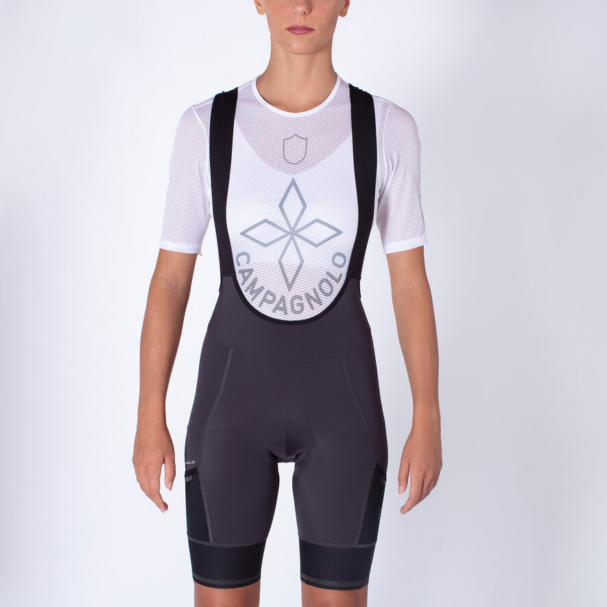 SKADA WOMAN BIB - SHORT - GREY, Grey, hi-res-1