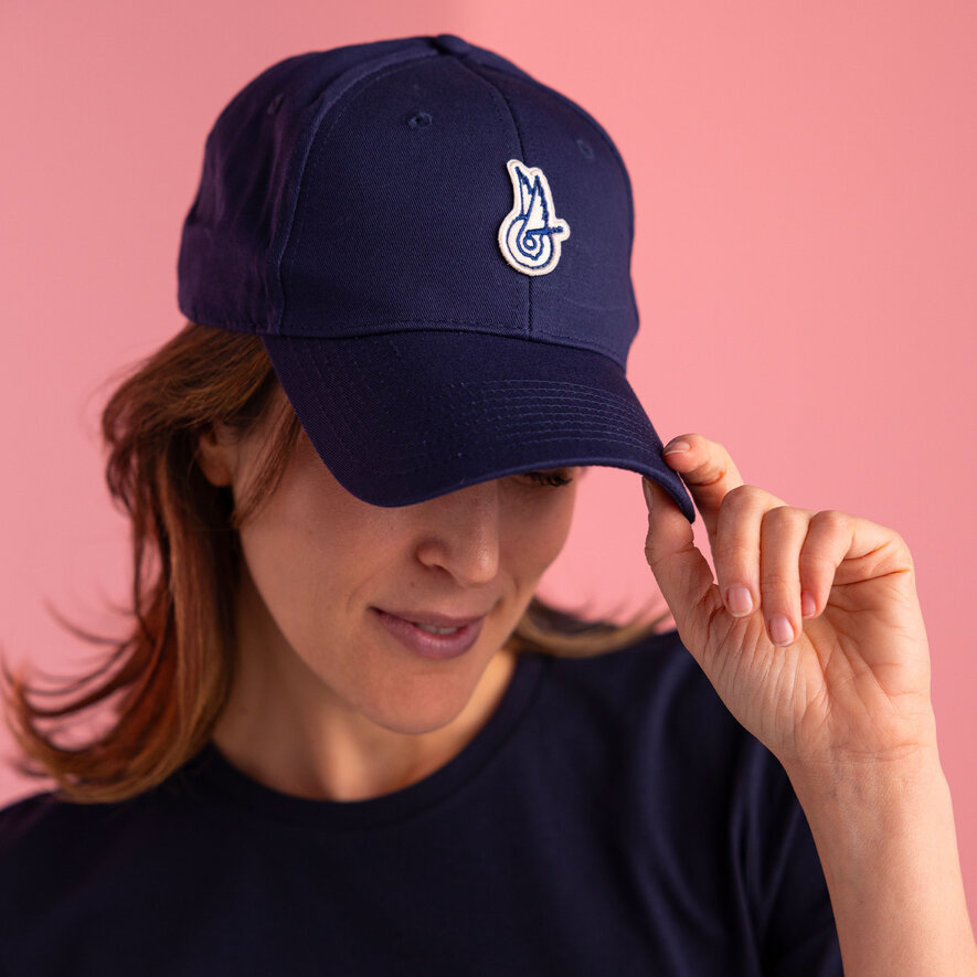 WINGED LOGO CAP, BLEU, hi-res-1