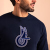 WINGED LOGO SWEATSHIRT - BLUE, BLUE, hi-res-1