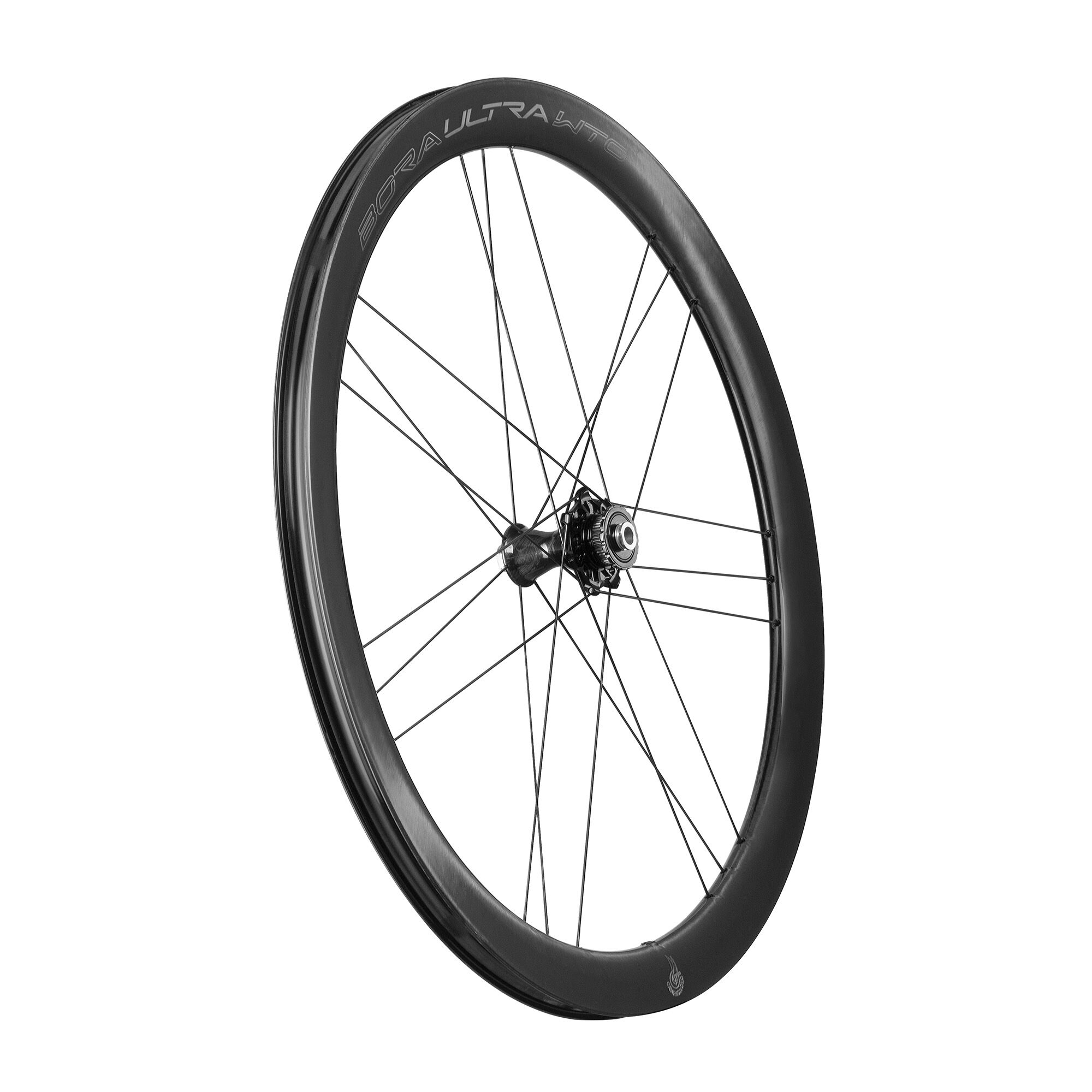 パーツ Campagnolo Bora Ultra WTO C23 45 Disc Bora Ultra WTO 45 C23 Disc Brake Black Chrome