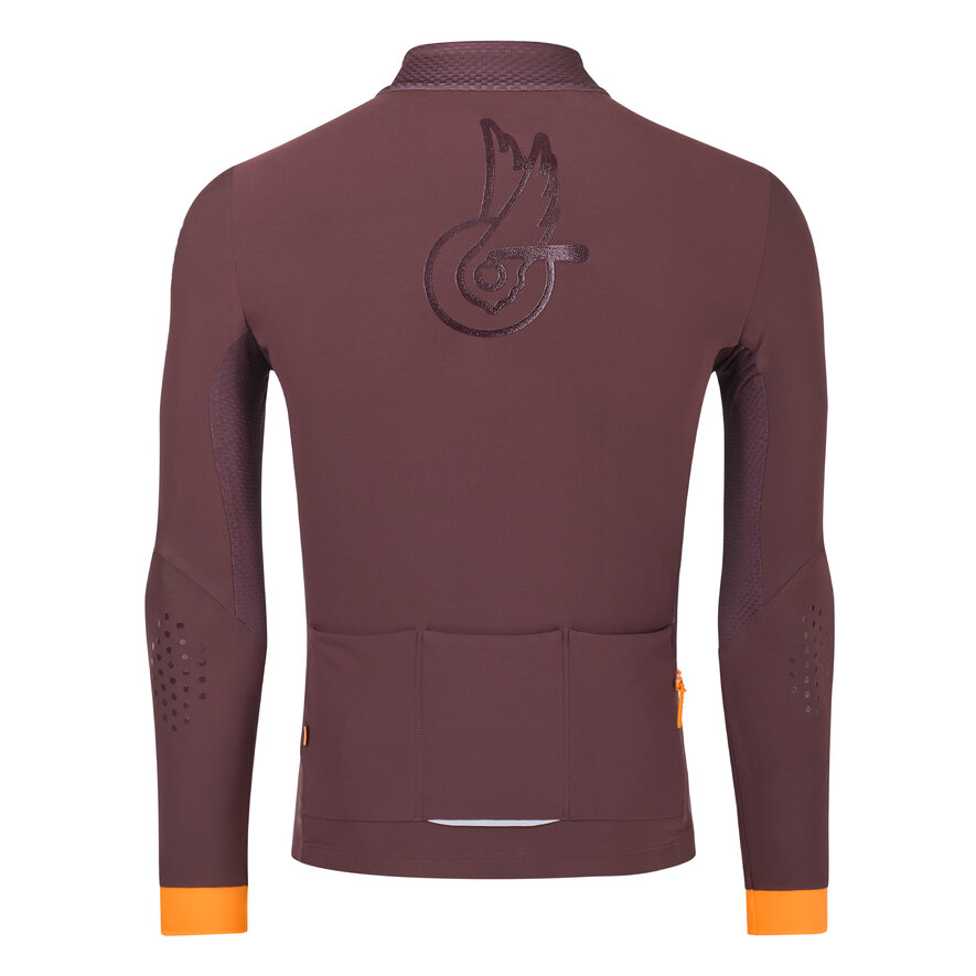 BECOME SPEED LONG-SLEEVED WINTER JERSEY, BORDEAUX, hi-res-1