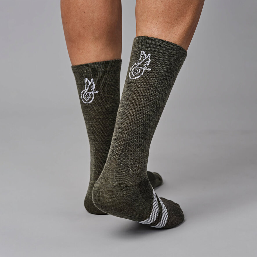 CROCE D AUNE SOCKS - GREEN, Green, hi-res-1