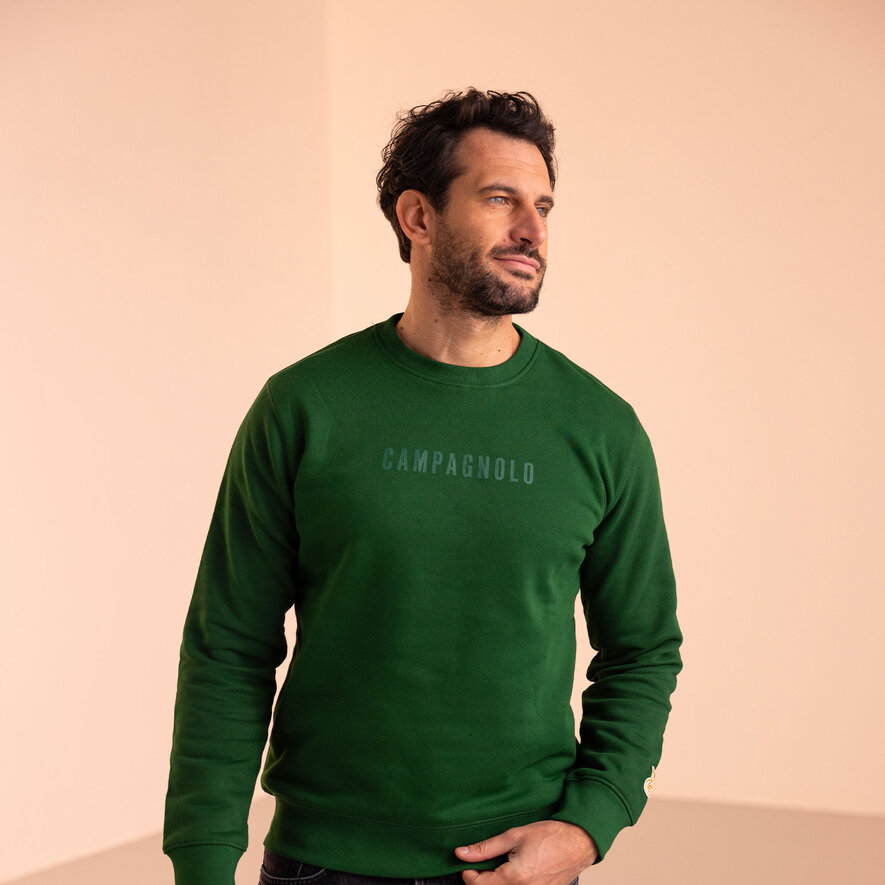 LOGO SWEATSHIRT - GREEN, GREEN, hi-res-1